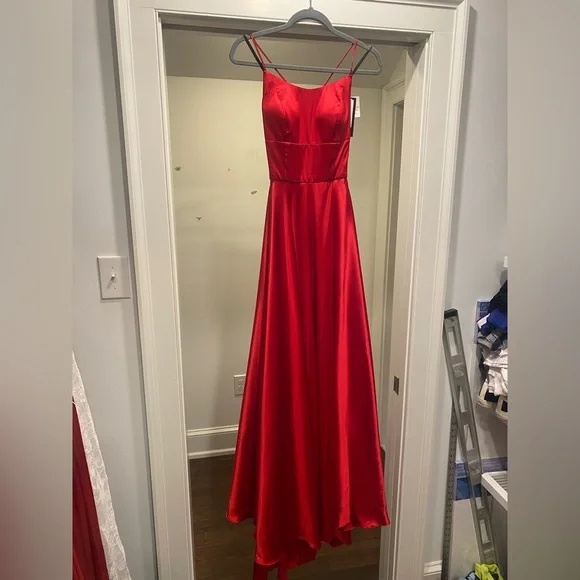 strapless open back dress Ava Presley 38868